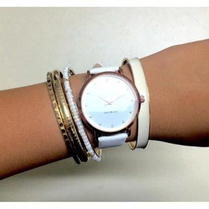 10 Styles Maxi Crystal Watch Leather Band- Interchangeable Genuine Leather Strap